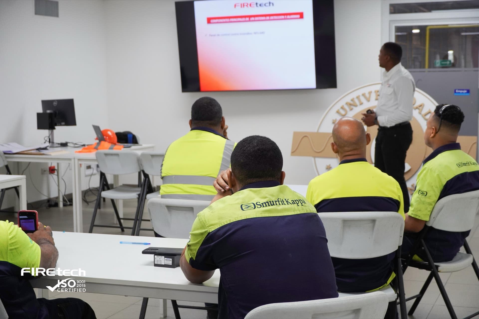 Fire detection training for industrial workers at Firetech Academy